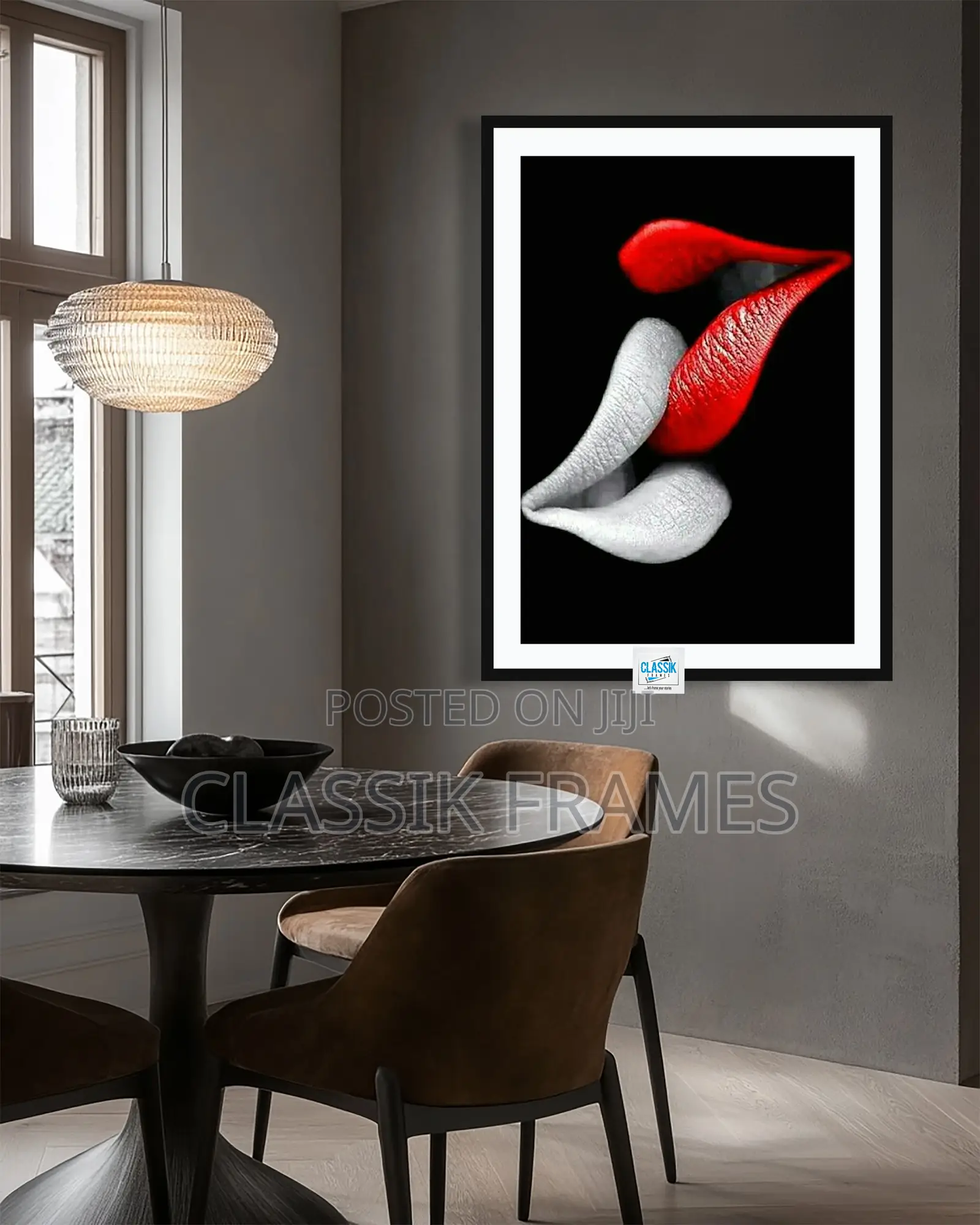 Hd Framed Abstract Gidi Painting Wallart