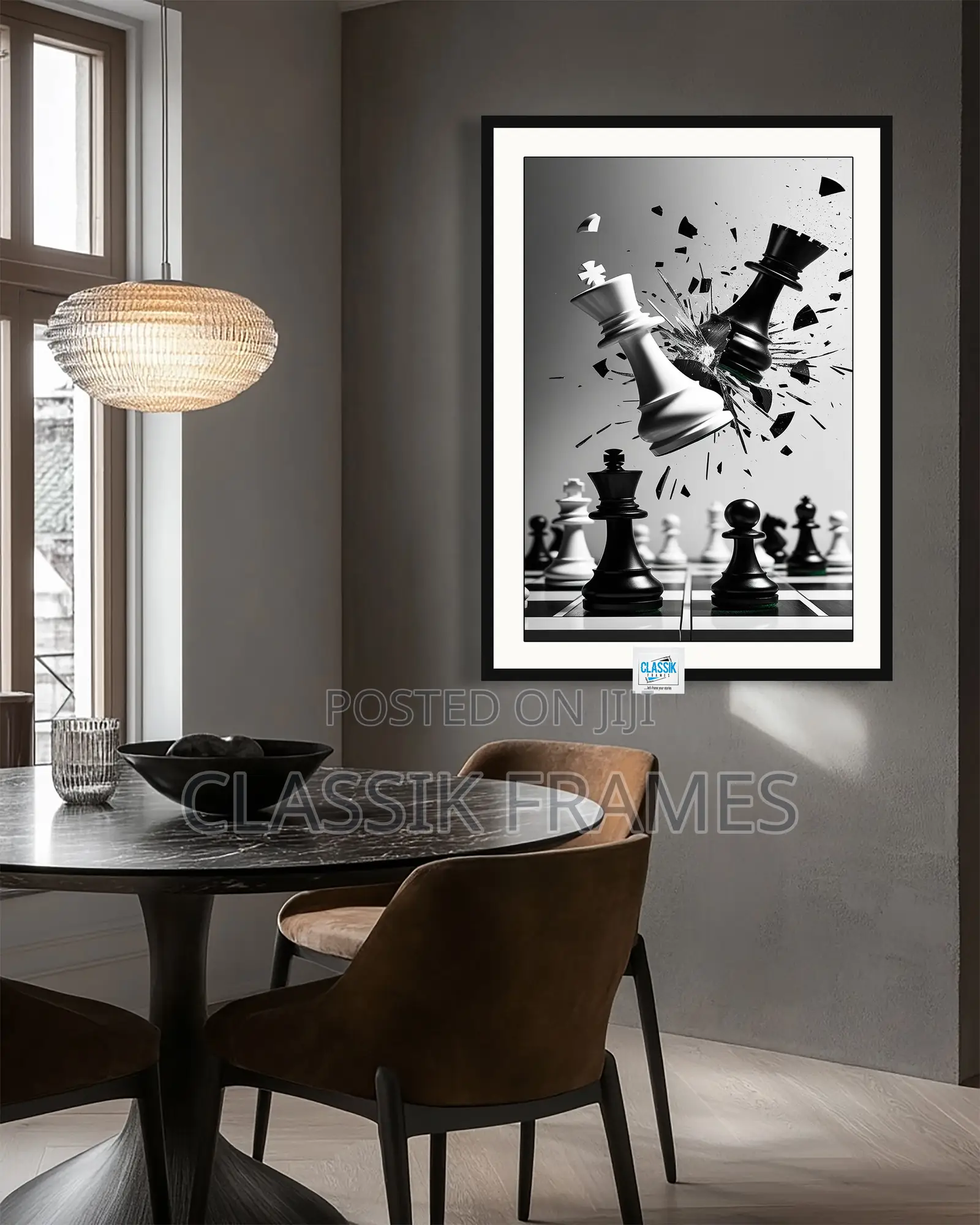 Hd Framed Abstract Gidi Painting Wallart