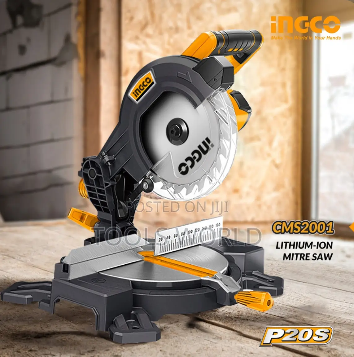 20v Lithium-ion 210mm Cordless Miter Saw Cms2001