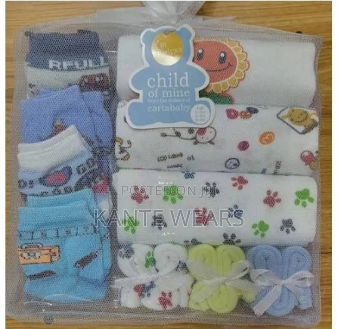 10 in a Pack New Born Unisex Baby Wear+3free Baby Face Towel