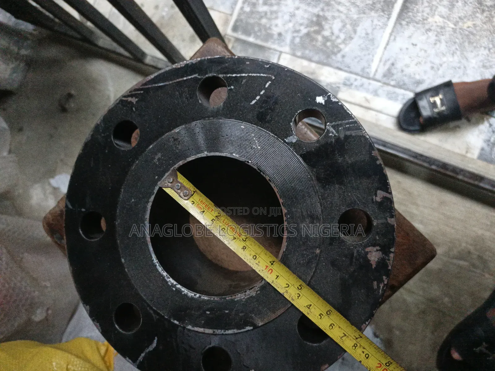 4" Cl600 Weldneck Flange Rf Sch80 Carbon Steel