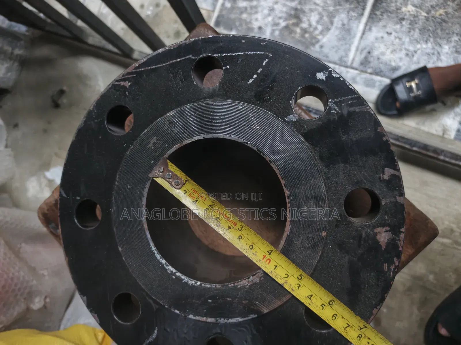4" Cl600 Weldneck Flange Rf Sch80 Carbon Steel