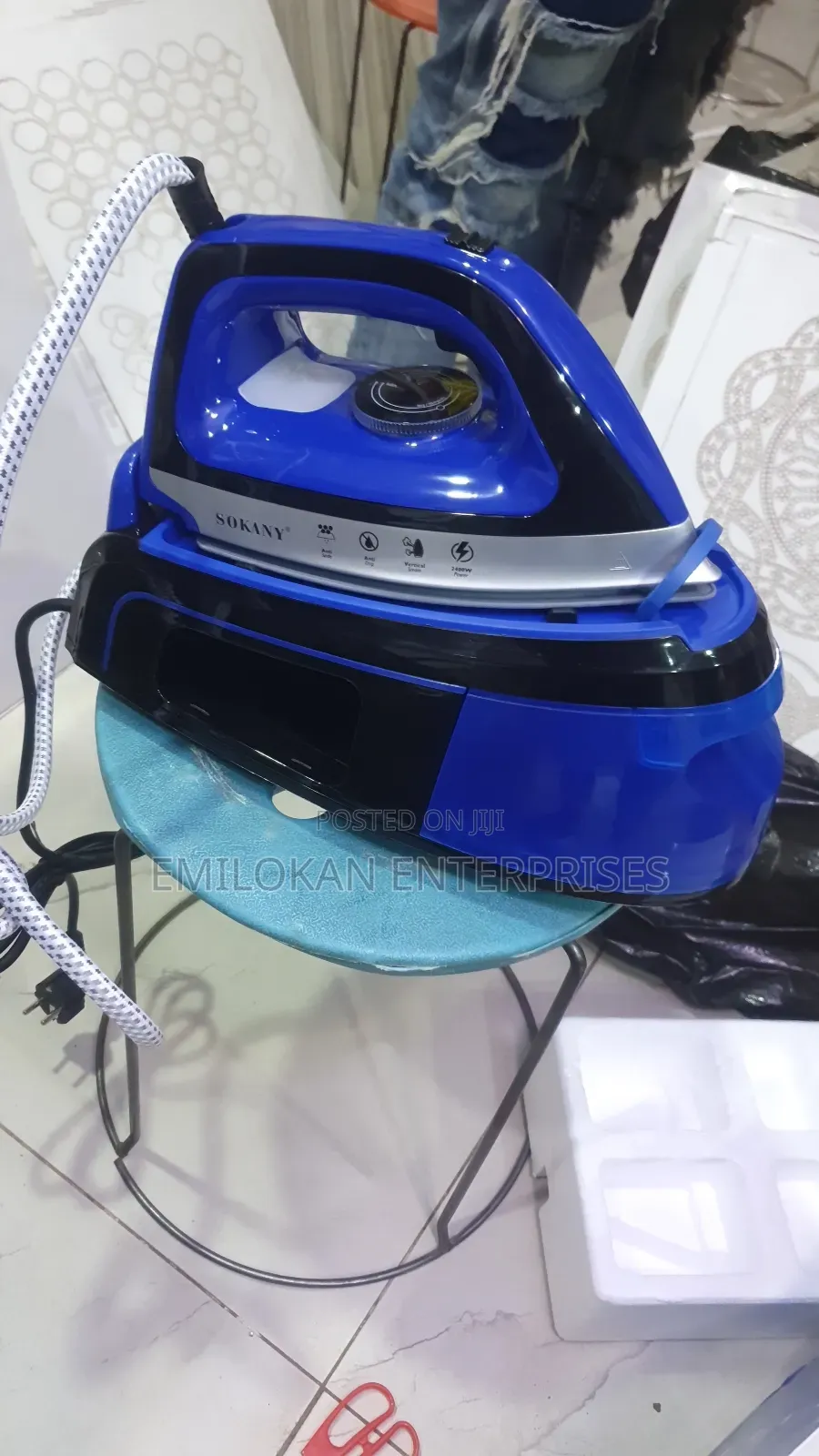 Sokany Steaming Machine With Water Tank