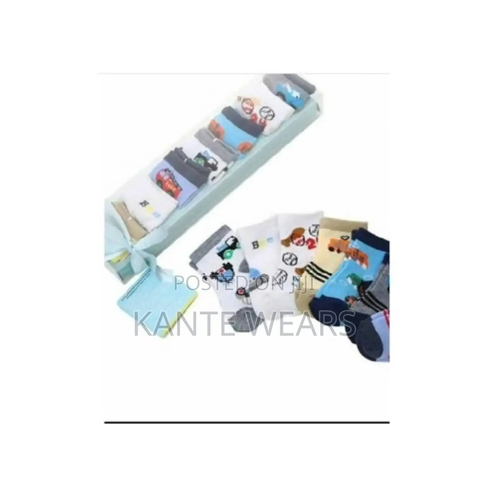 Originals 7 in 1 Baby Boy Socks Gift Set - 0-6months