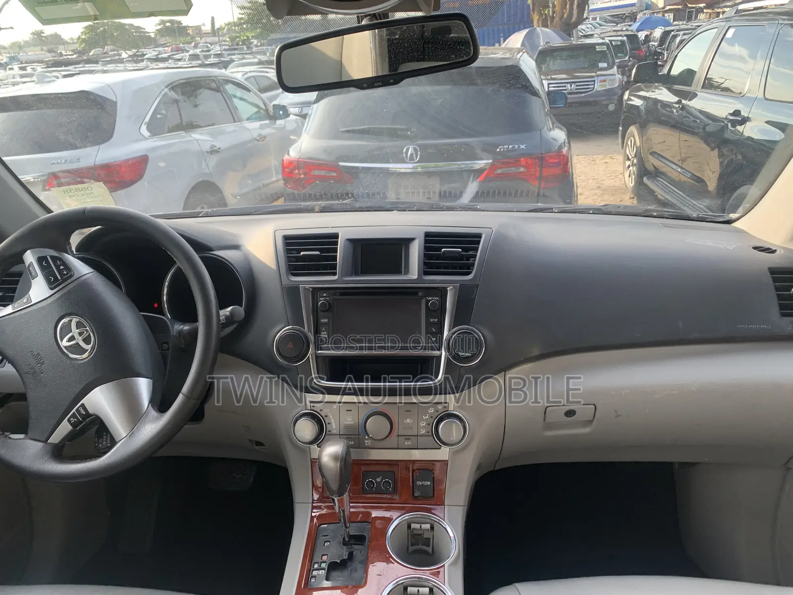 Toyota Highlander Limited 2012 Gray