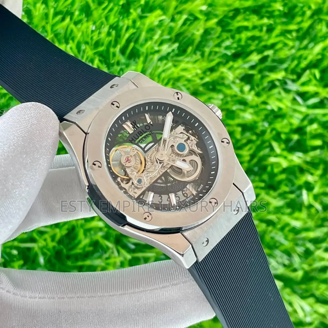 High Quality Luxury Hublot Rubber Wristwatch