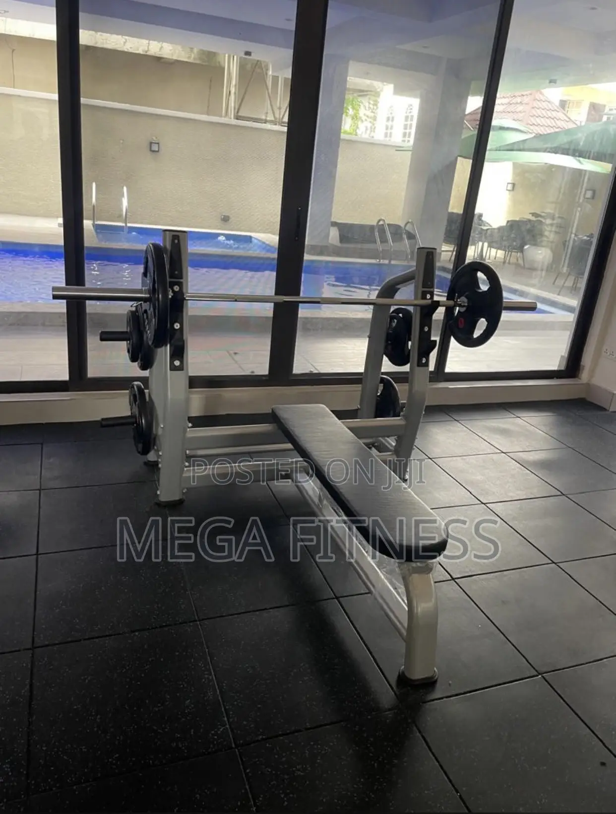 New Commercial Flat Olympic Bench