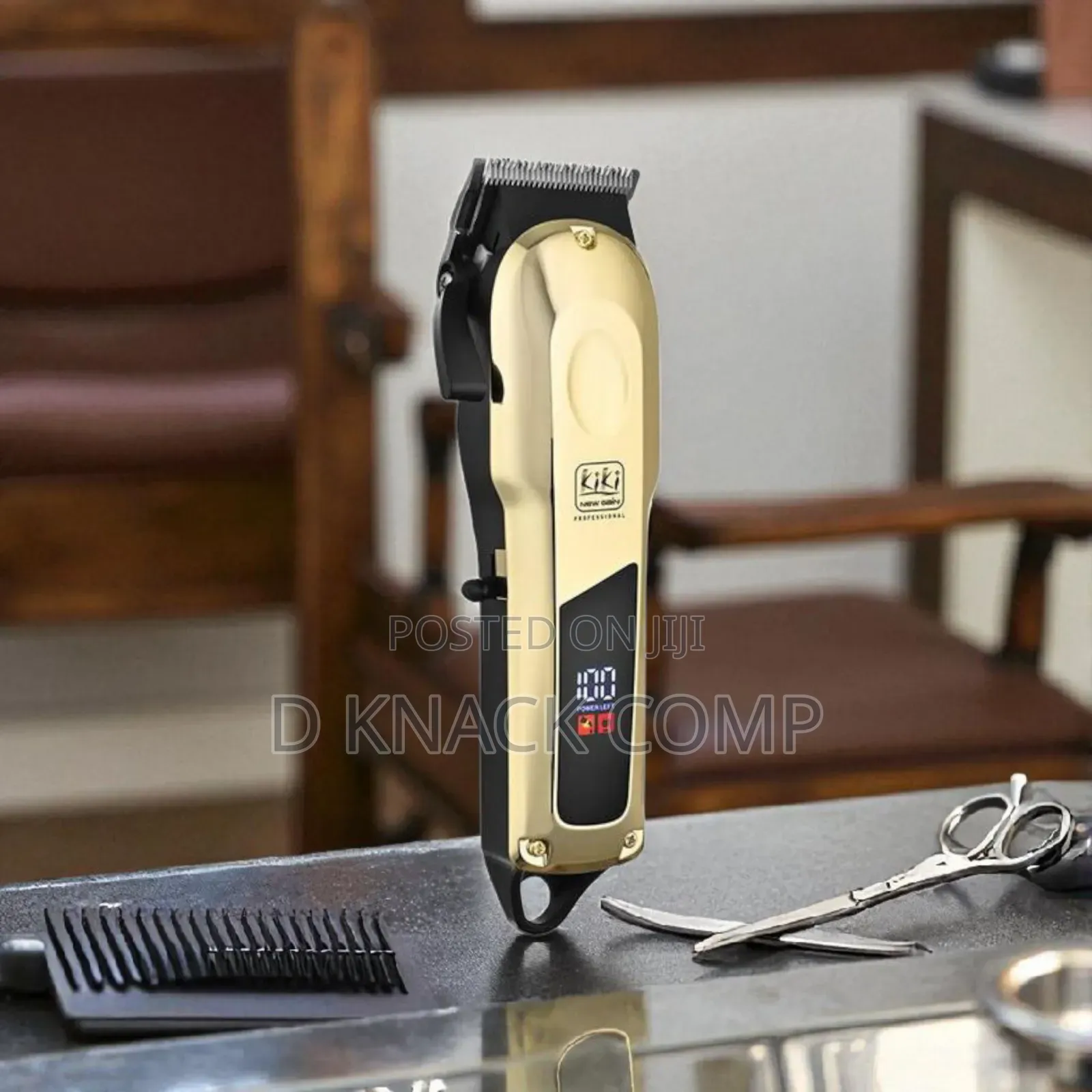 Premium Kiki New Gain Gold Specter Pro Hair Clipper Ng-820