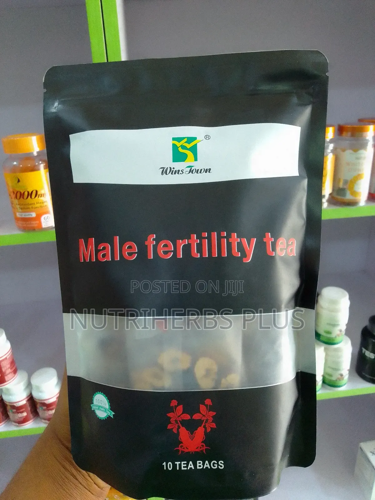 Wins Town Male Fertility Tea: For Men's Reproductive Health