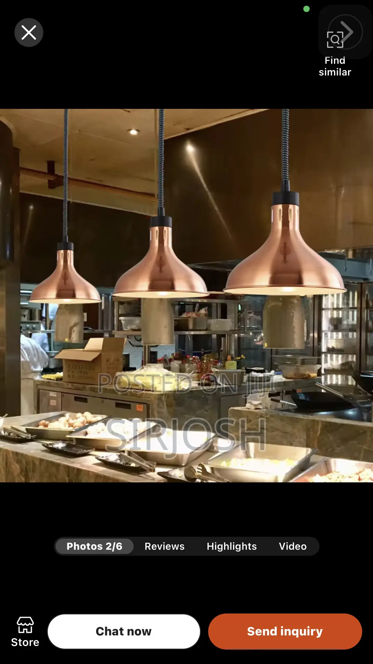 Luxury Stainless Steel Hanging Food Warmer