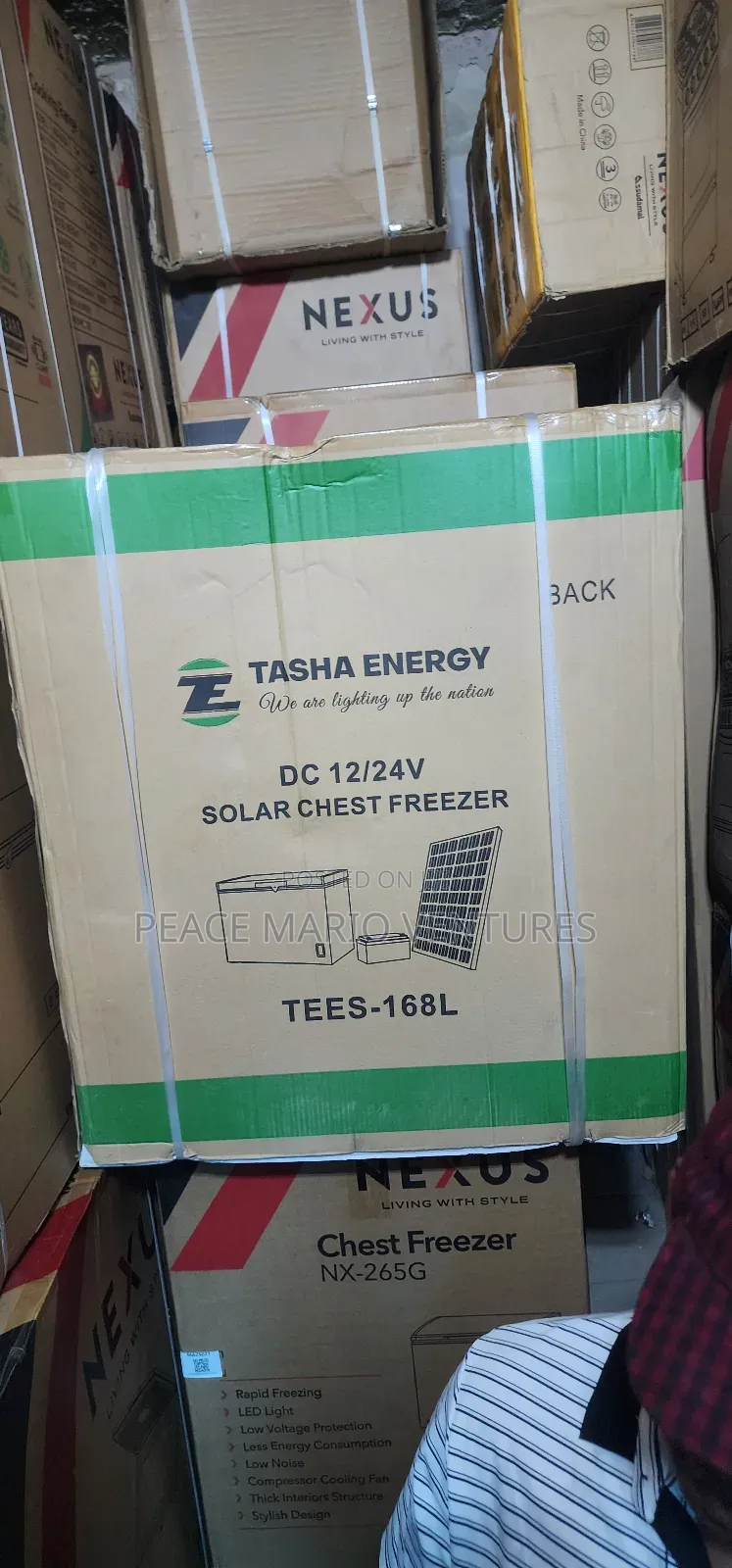 Tasha Energy Inverter Freezer 168litres With 2years Warranty