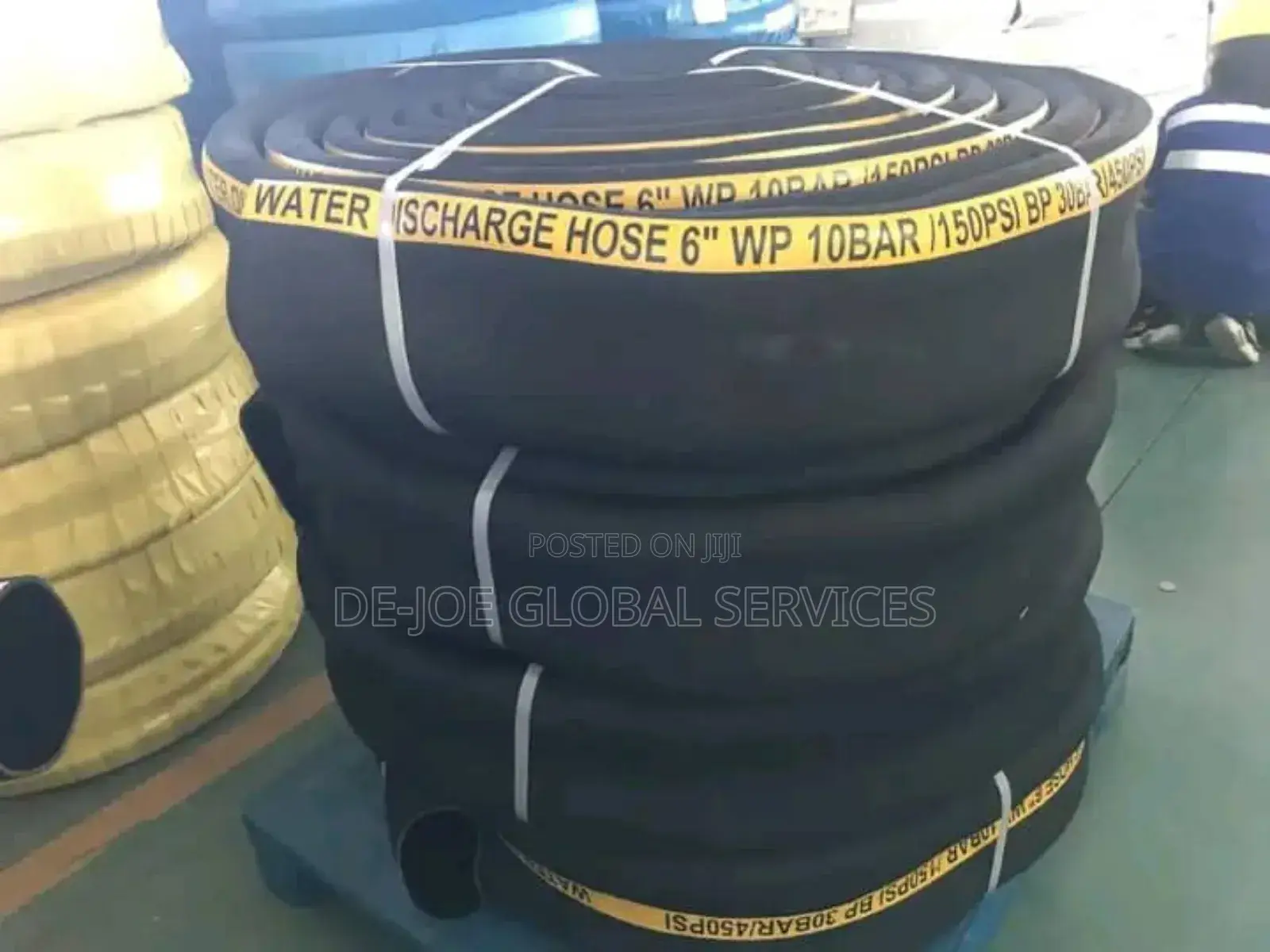 Collapsible Water Discharge Hose 10 Bar 6-Inches