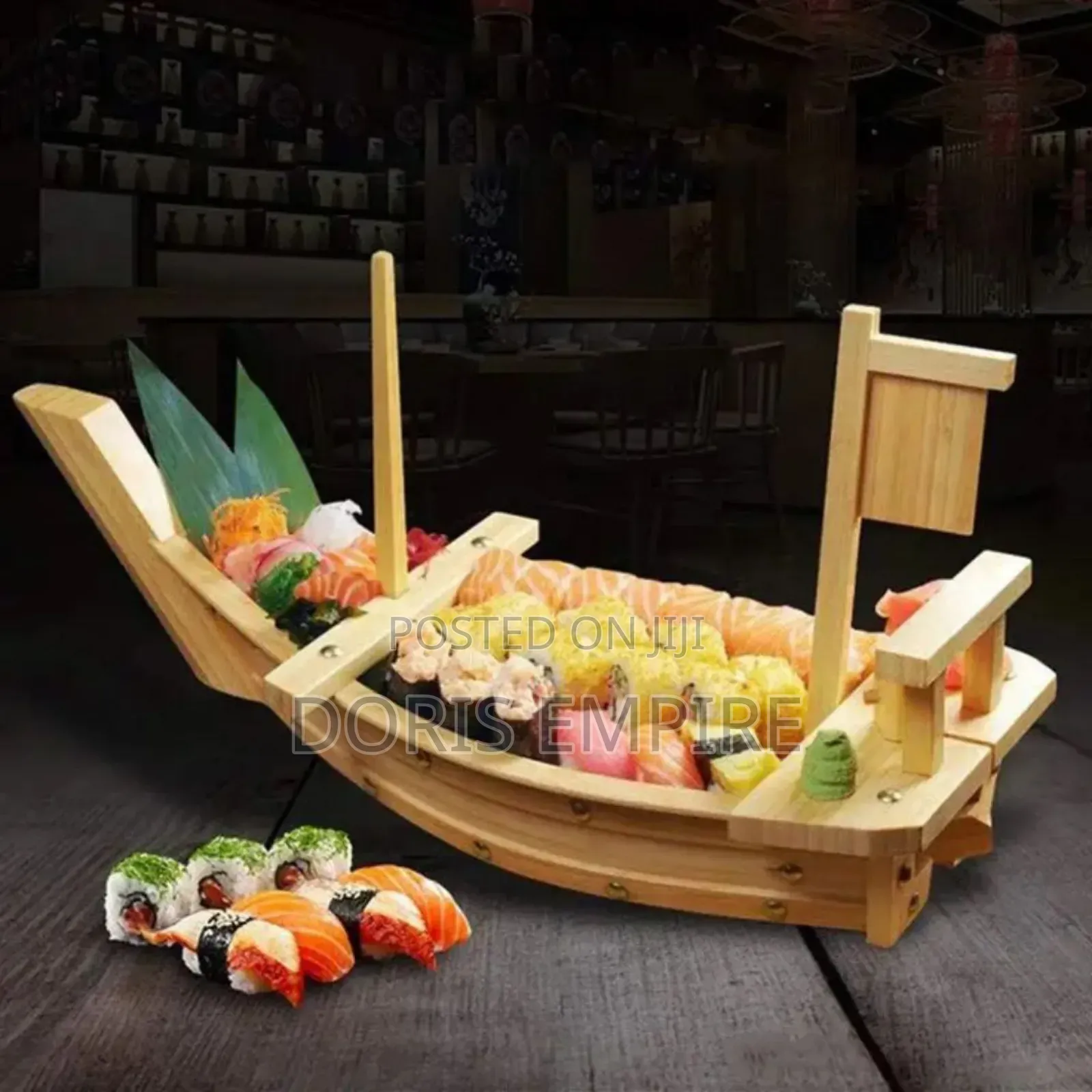Qaulity Wooden Food Platter Boat Available
