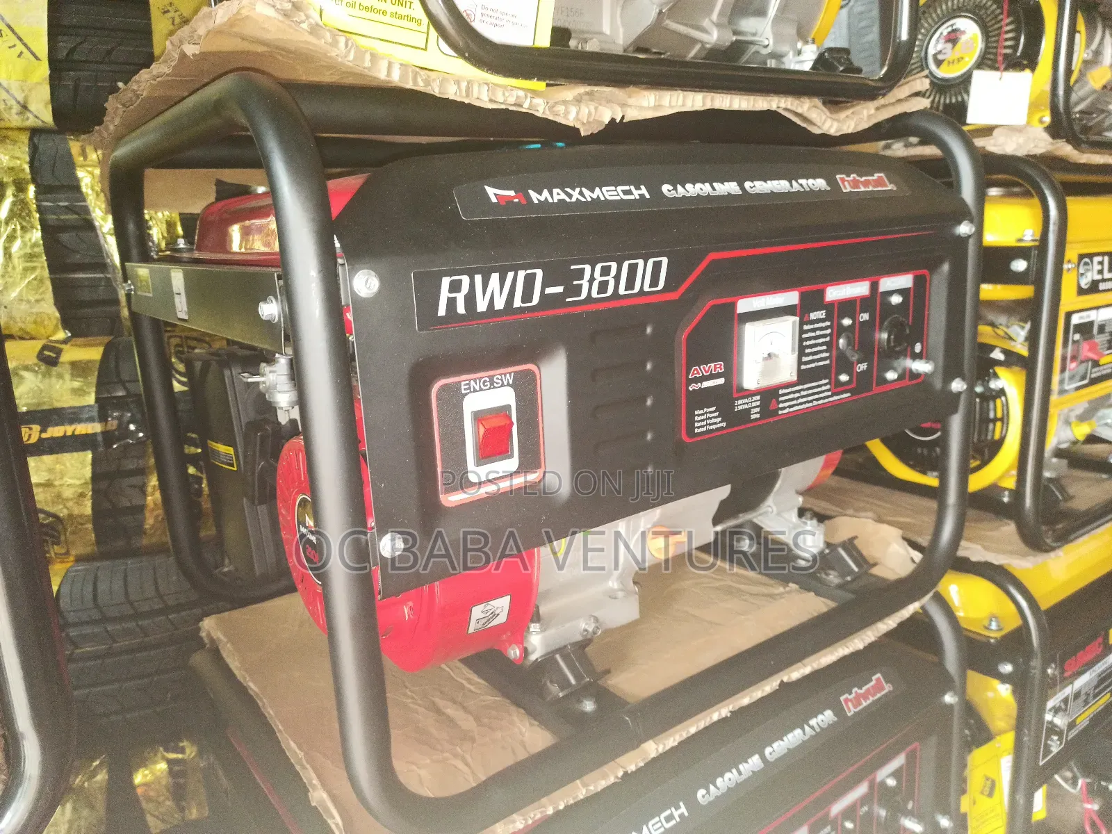 Maxmech Gasoline Generator RWD -3800