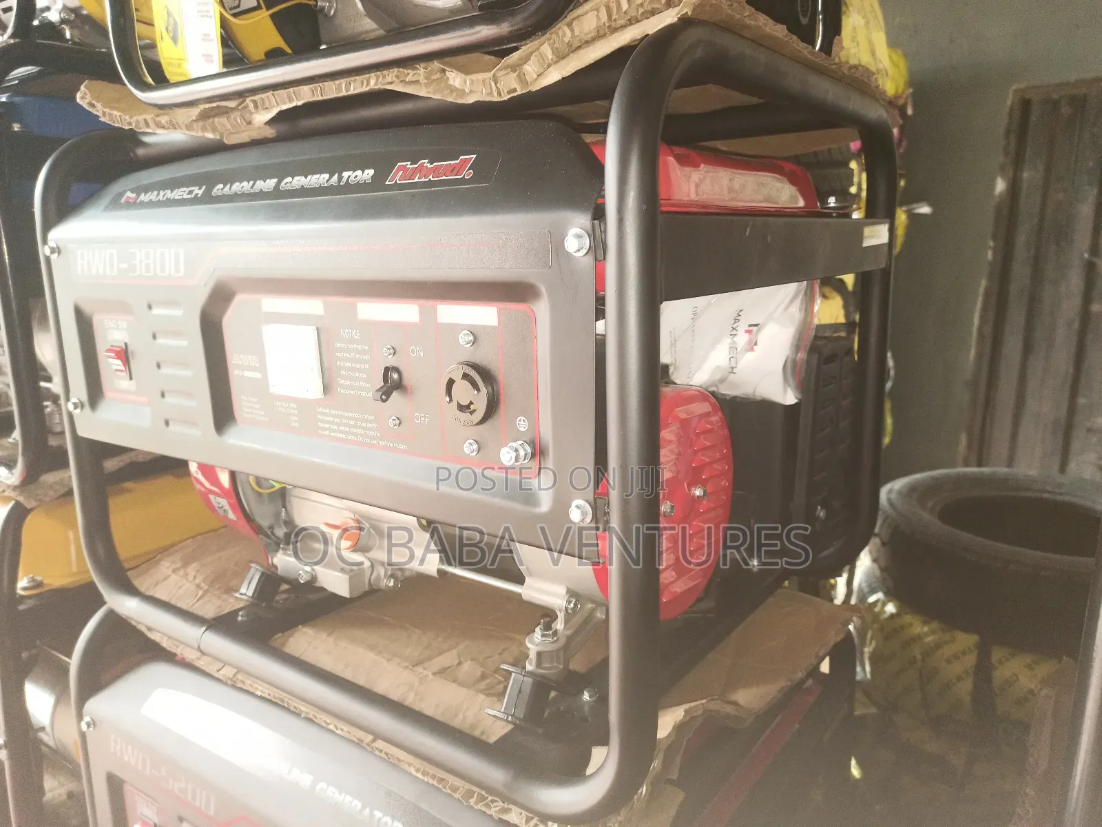 Maxmech Gasoline Generator RWD -3800