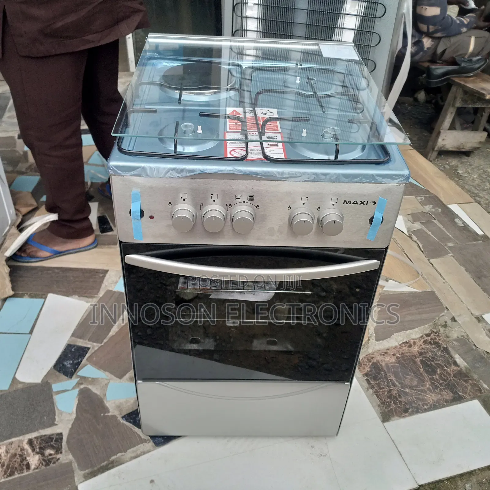 Maxi 50*50 3 in 1 Standing Gas Cooker