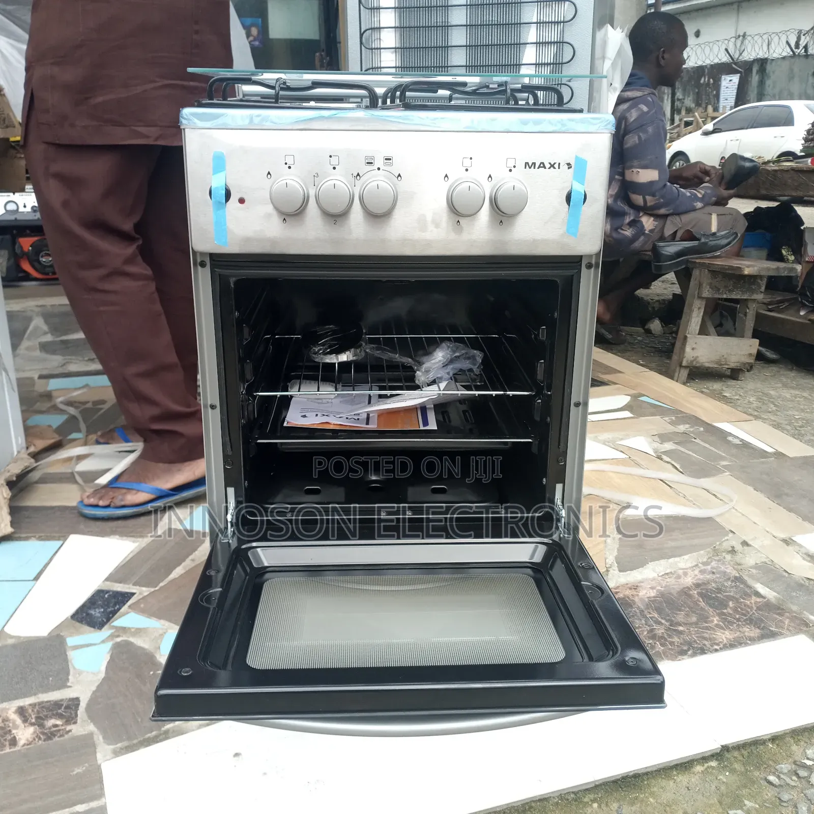 Maxi 50*50 3 in 1 Standing Gas Cooker
