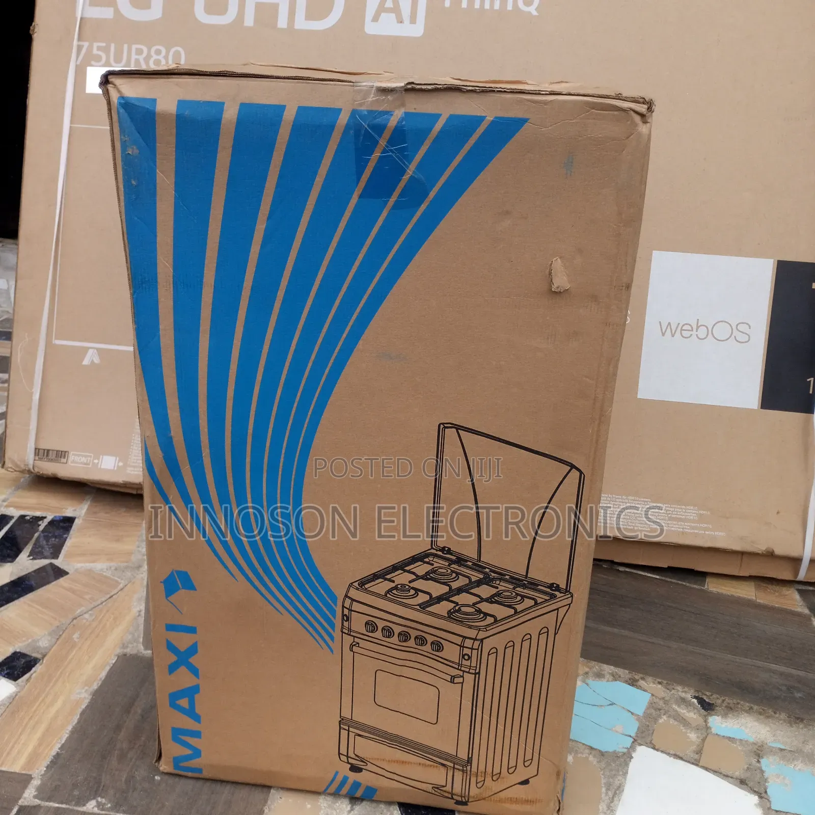 Maxi 50*50 3 in 1 Standing Gas Cooker
