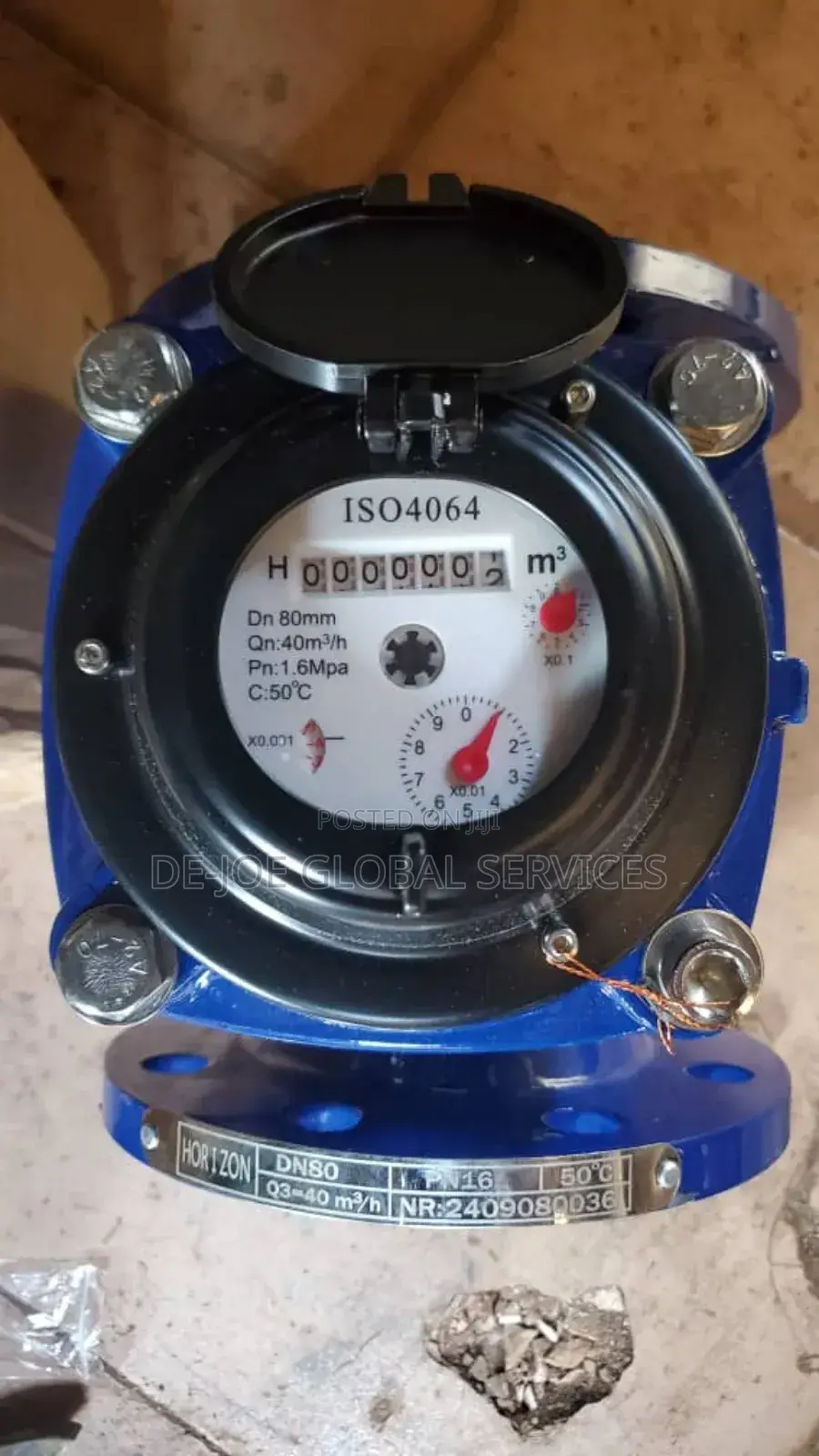 Mechanical Flow Meter Dn80 Flanged Type