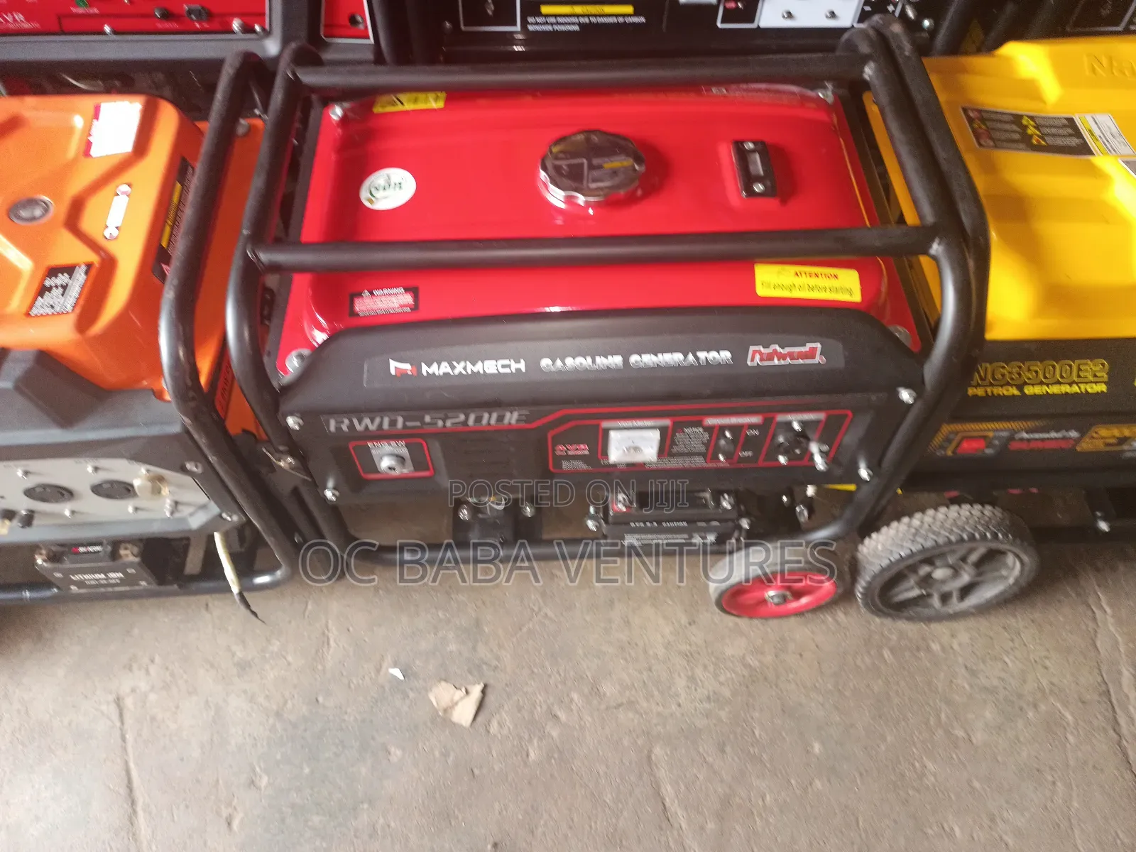 Maxmech Gasoline Generator RWD - 5200e