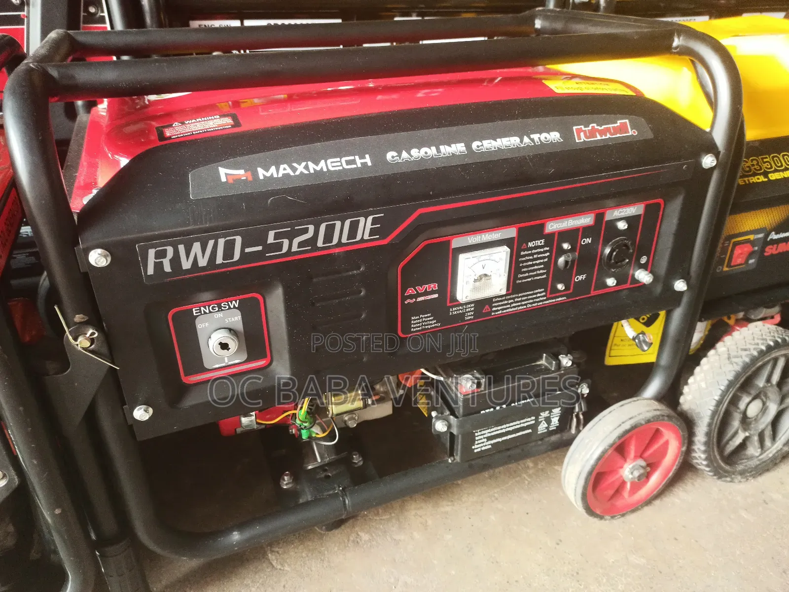 Maxmech Gasoline Generator RWD - 5200e