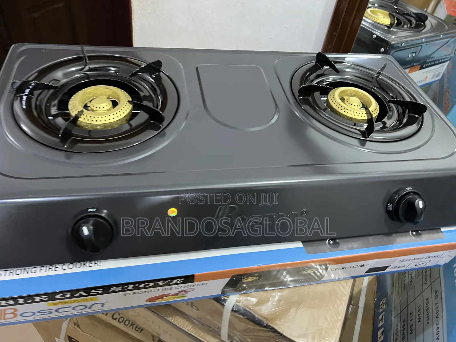 Boscon Stainless Steel Table Top Cooker – Dual Burners