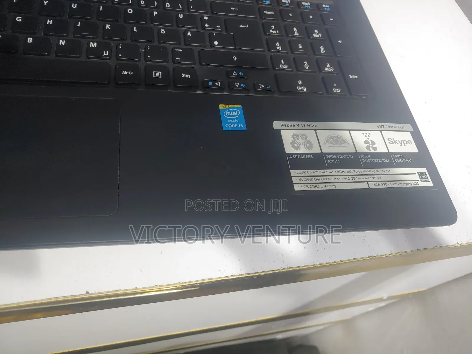 Laptop Acer Aspire v Nitro 8GB Intel Core I5 HDD 1T