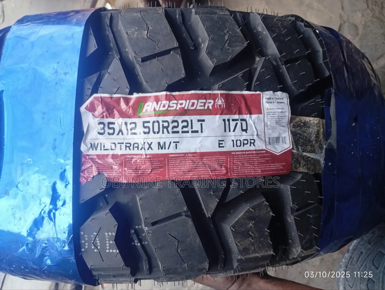 35x12.50r22 Landspider Tyre