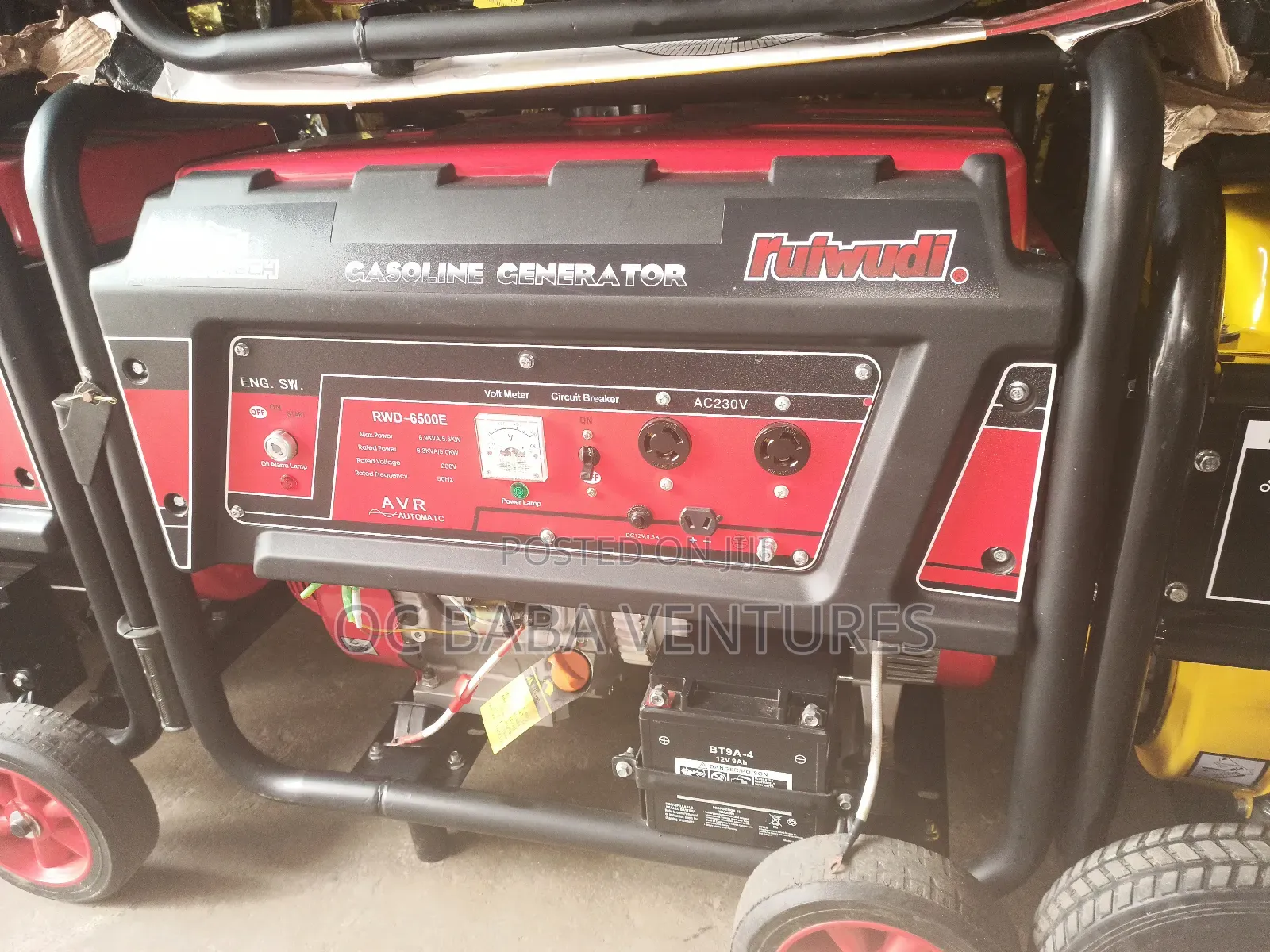 Maxmech RWD-6500e Gasoline Generator