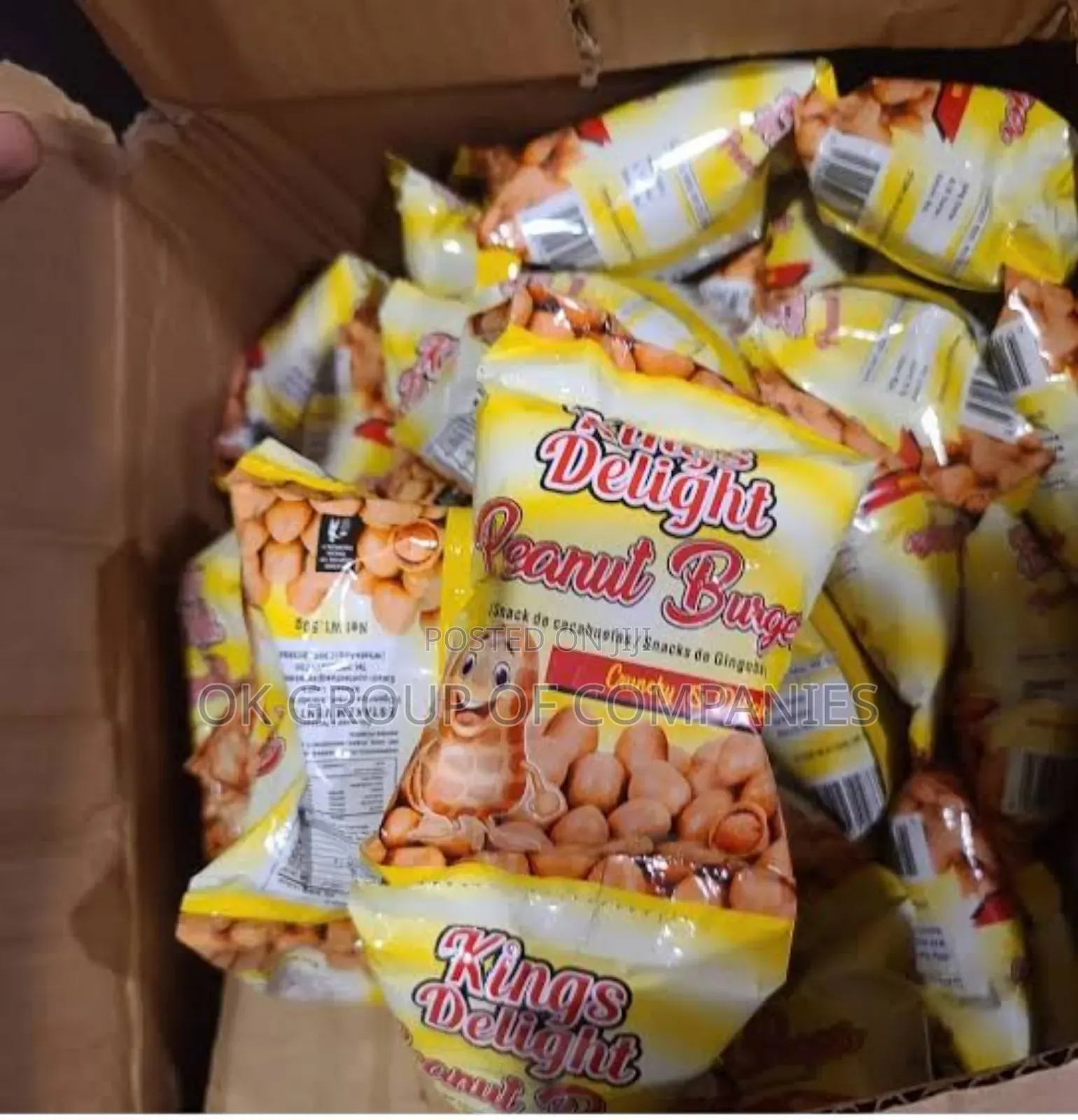 Printing of Coated Peanuts Burger Packaging Nylons in Lagos Nigeria