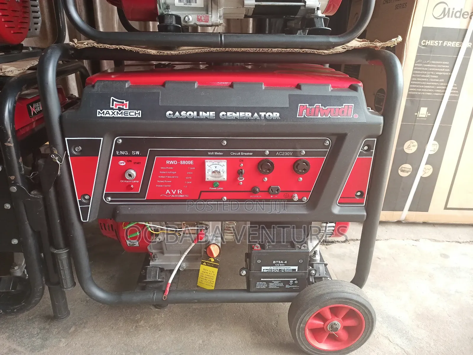 Maxmech Gasoline Generator Rwd -8800e