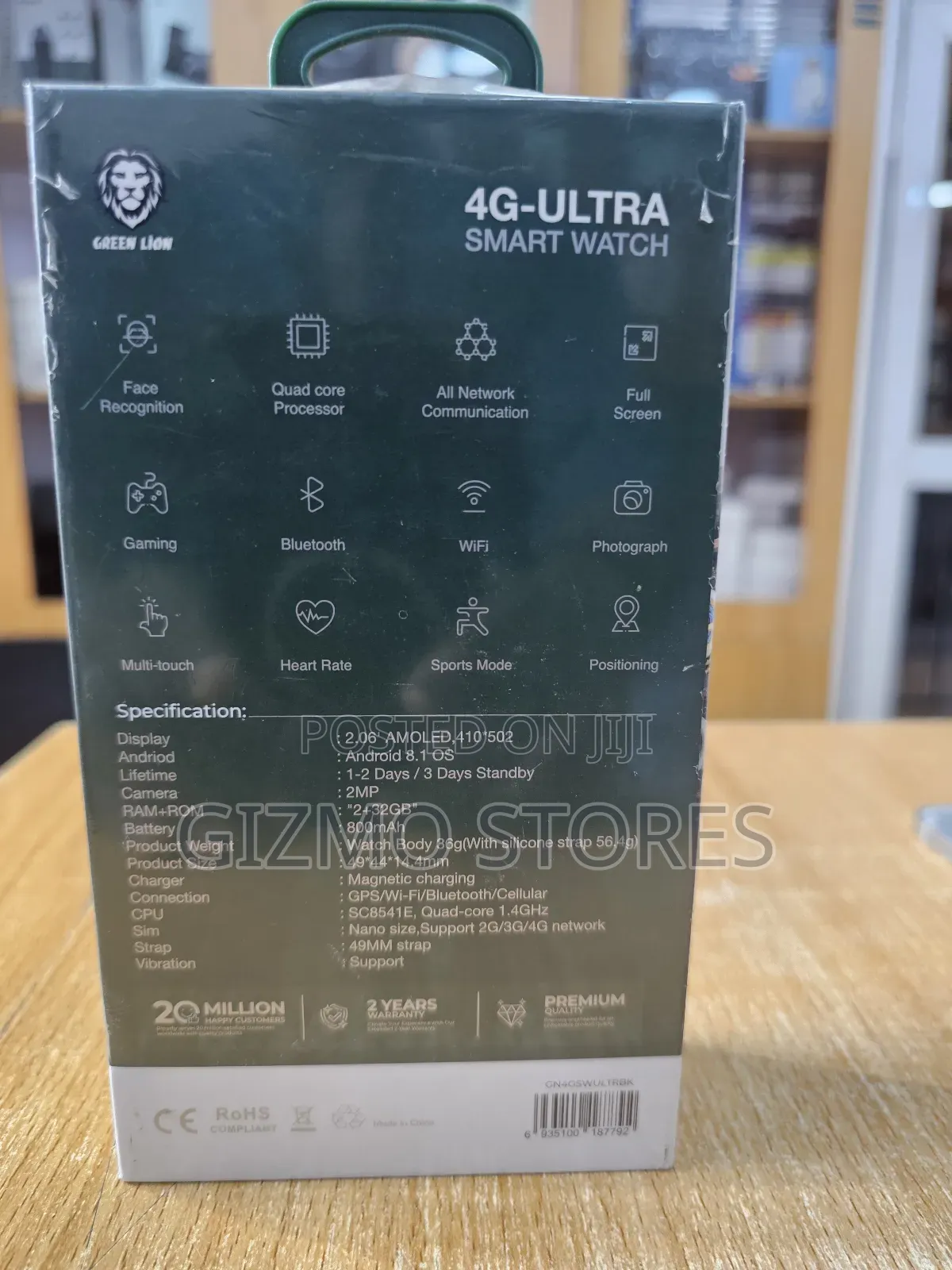 Brand New Green Lion 4g-Ultra Smart Watch