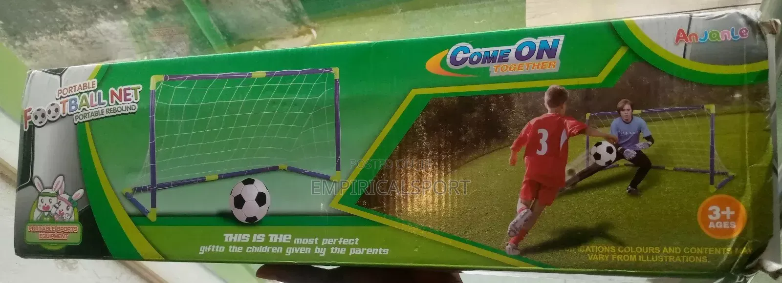 Portable Children Football Net and Post