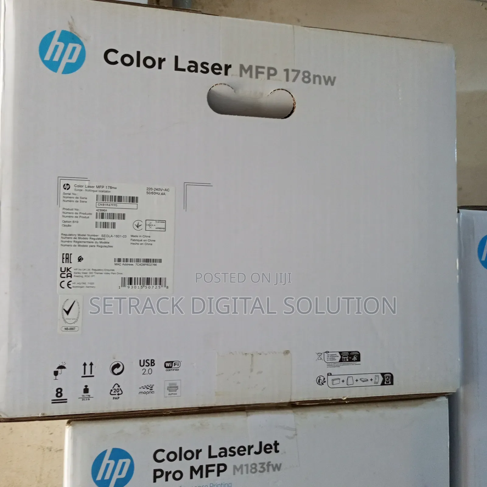 HP Color Laser MFP 178nw Printer