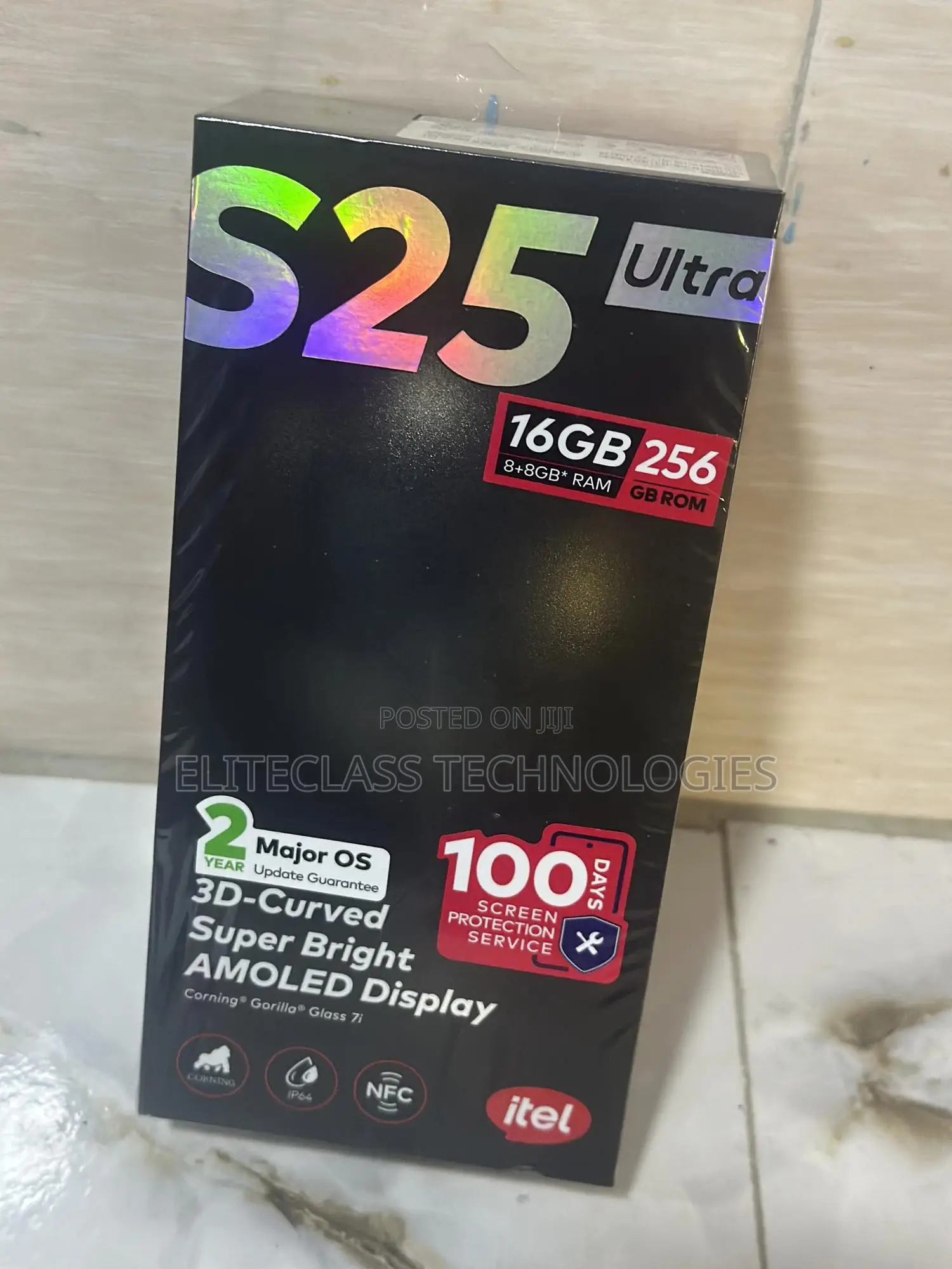 New Itel S25 Ultra 256 GB Black