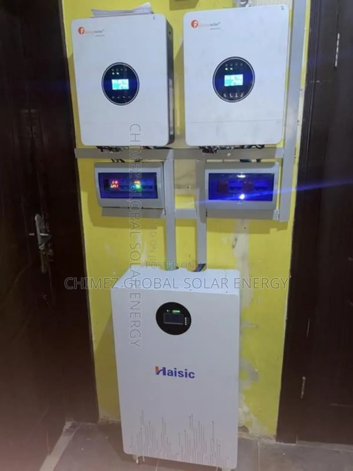 15 Kilowatts Solar Lithium Battery, 12kva Inverter Full Solar Setup