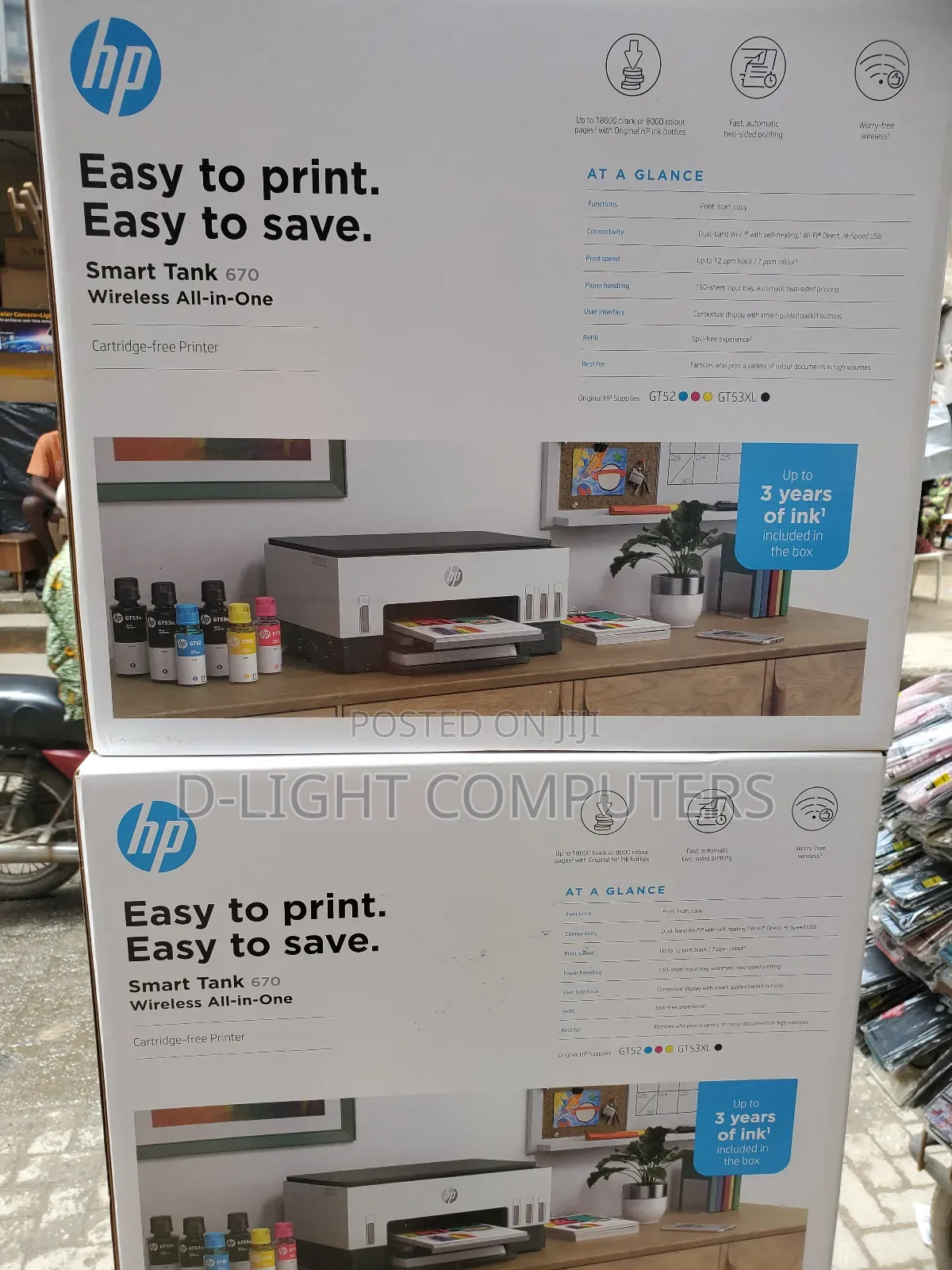 Smarttank 670 Wireless Printer