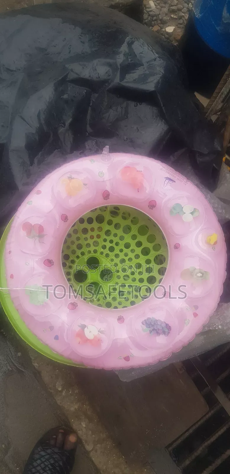 Children Swiming Lifebouy