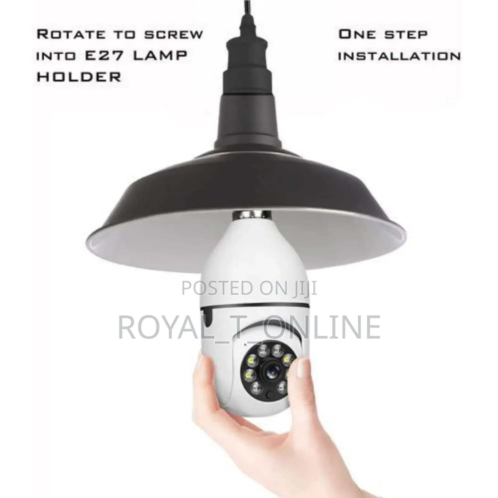 Wifi Cctv Bulb Camera. Panorama Spy Camera In Abuja
