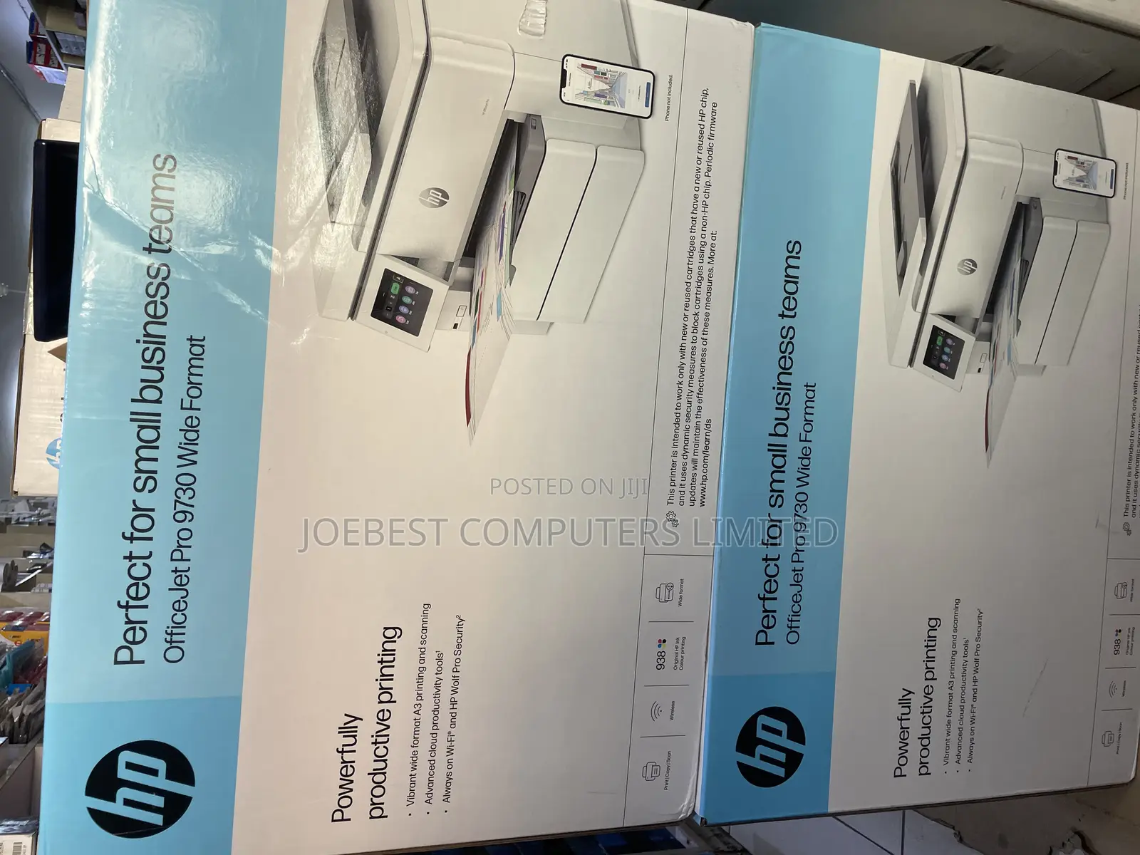Hp Officejet Pro A3 9730 Double Tray Print,Scan,Copy