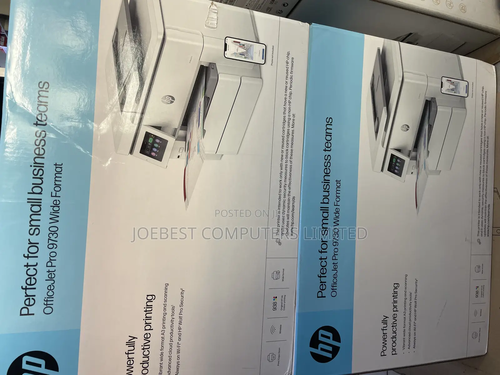 Hp Officejet Pro A3 9730 Double Tray Print,Scan,Copy