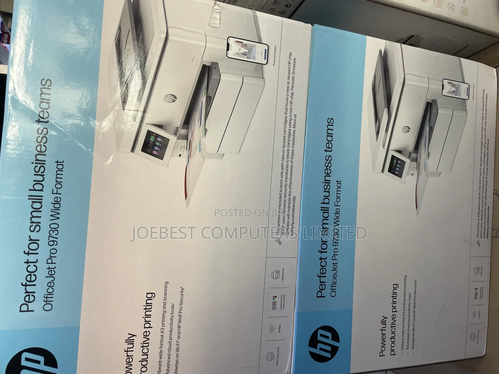 Hp Officejet Pro A3 9730 Double Tray Print,Scan,Copy