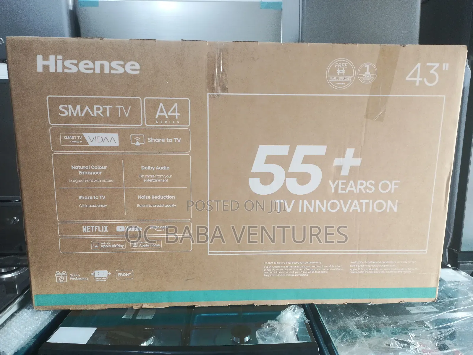 Hisense Smart 43" Inches Tv