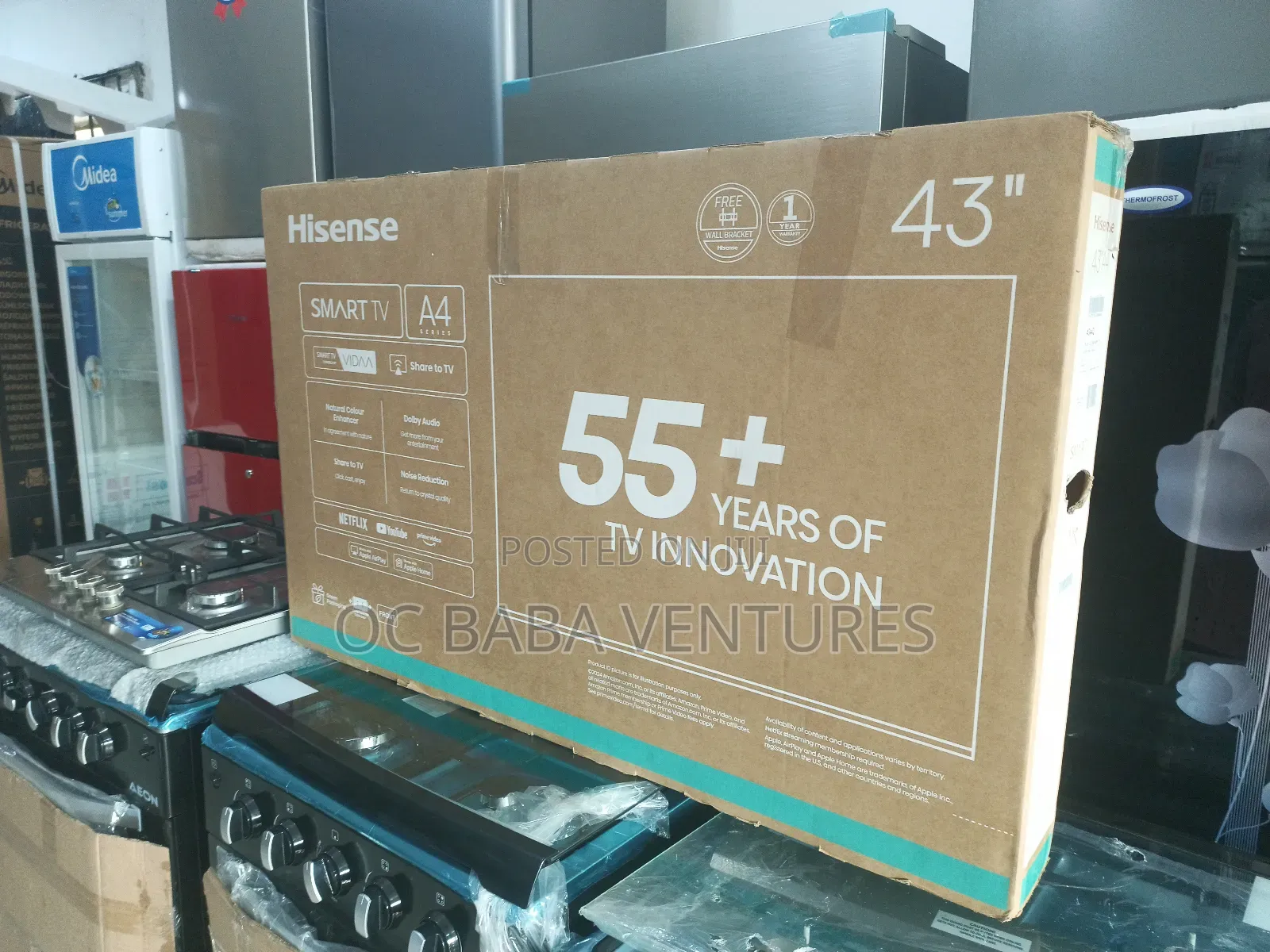 Hisense Smart 43" Inches Tv