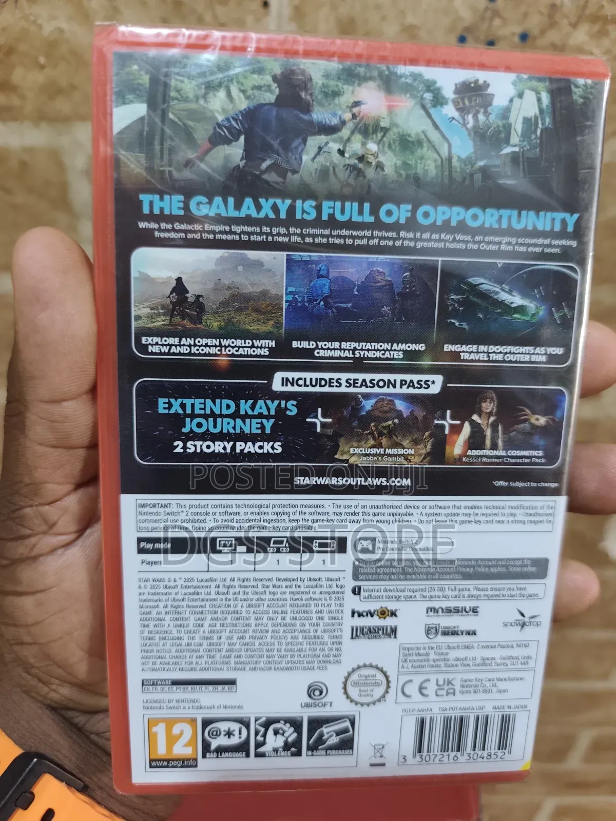 Nintendo Switch 2 Star Wars Outlaws Game (2025)