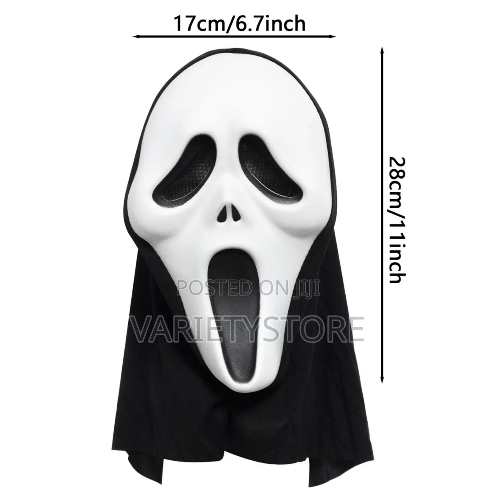 Halloween Scary Ghost Mask Adults Kid Funny Scream Masks