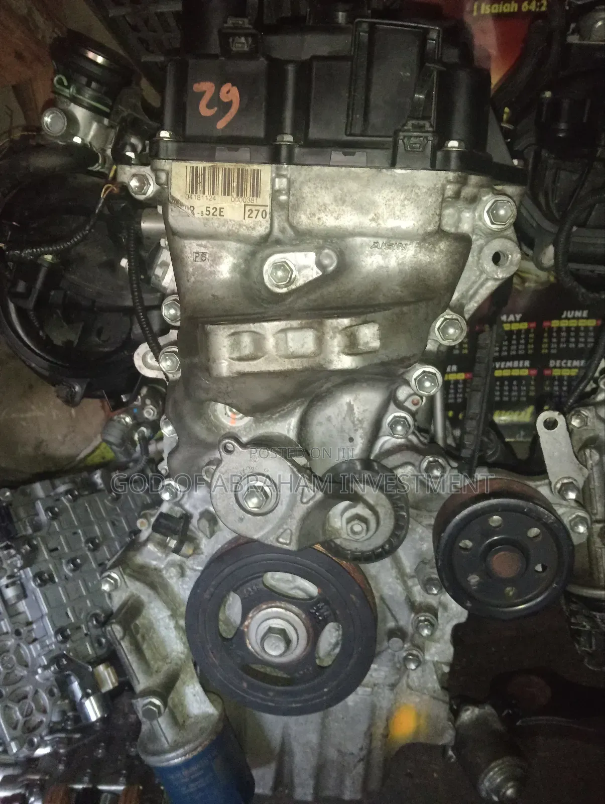 Toyota Yaris Engine 1kr Model 2012