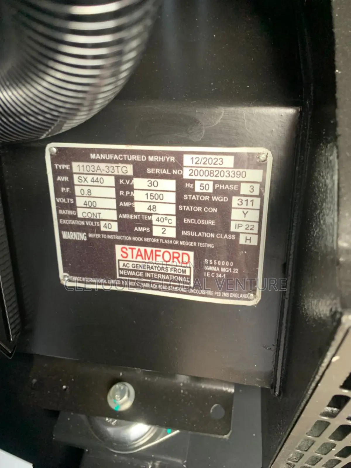 Perkins Soundproof Diesel Generator