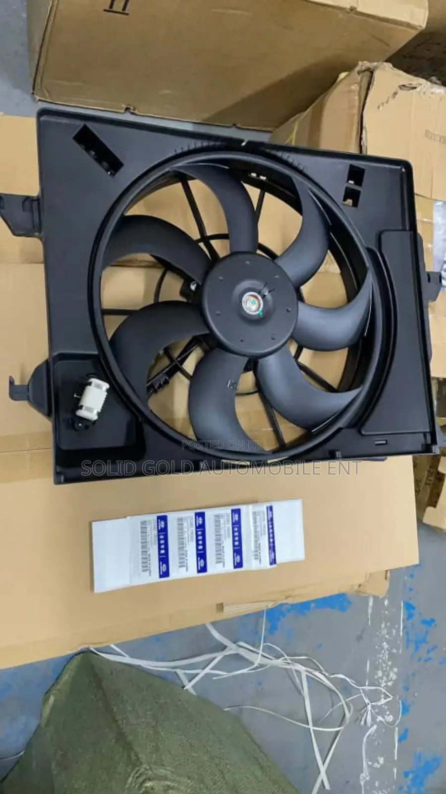Radiator Fan Accent 2012-2014