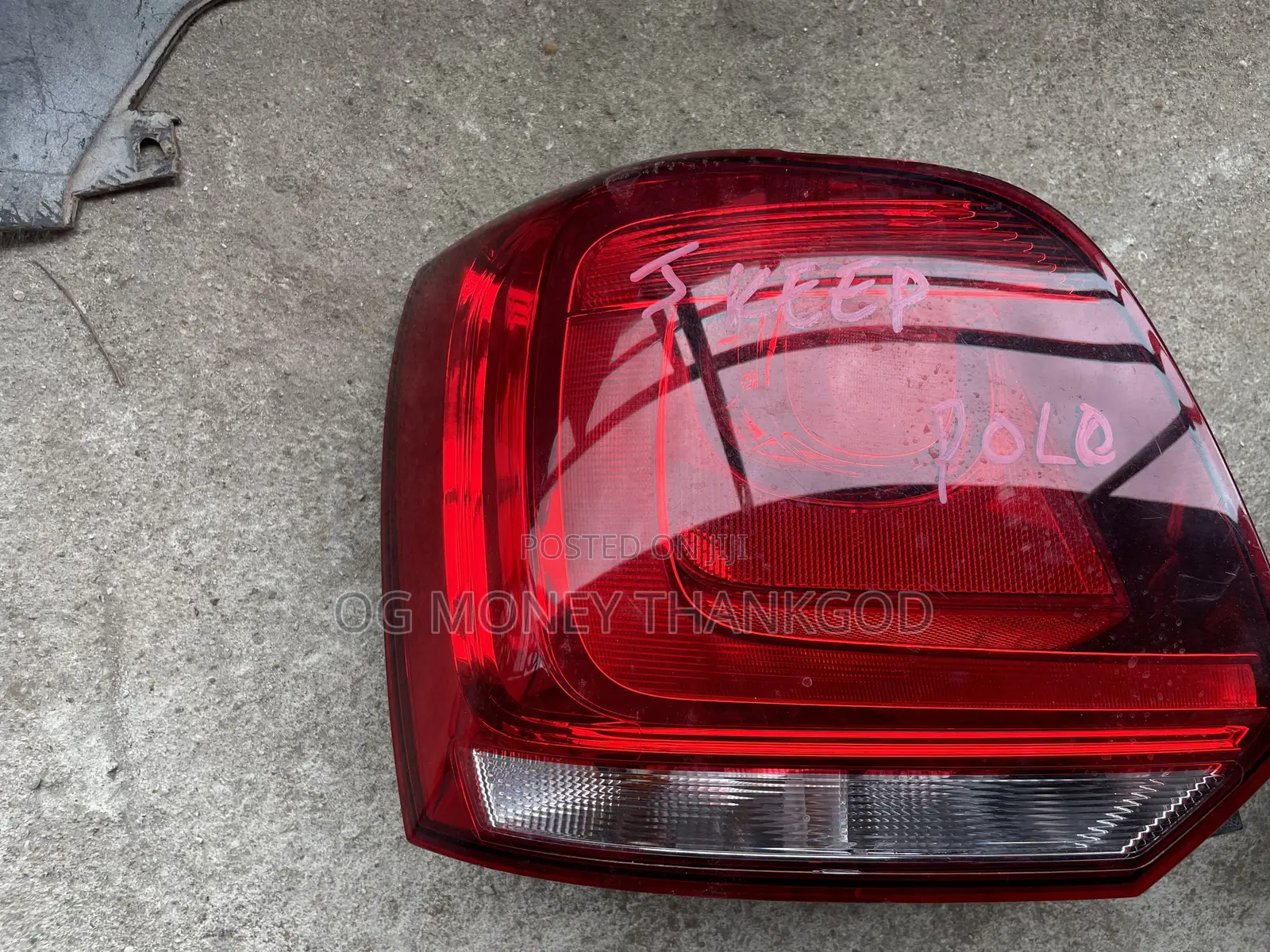 Back Light Volkswagen Polo